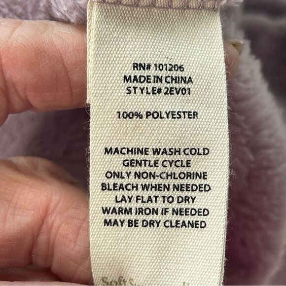 Soft Surroundings 3/4 Zip Tunic Sweater in Lavender, Size Medium - Picture 2 of 10